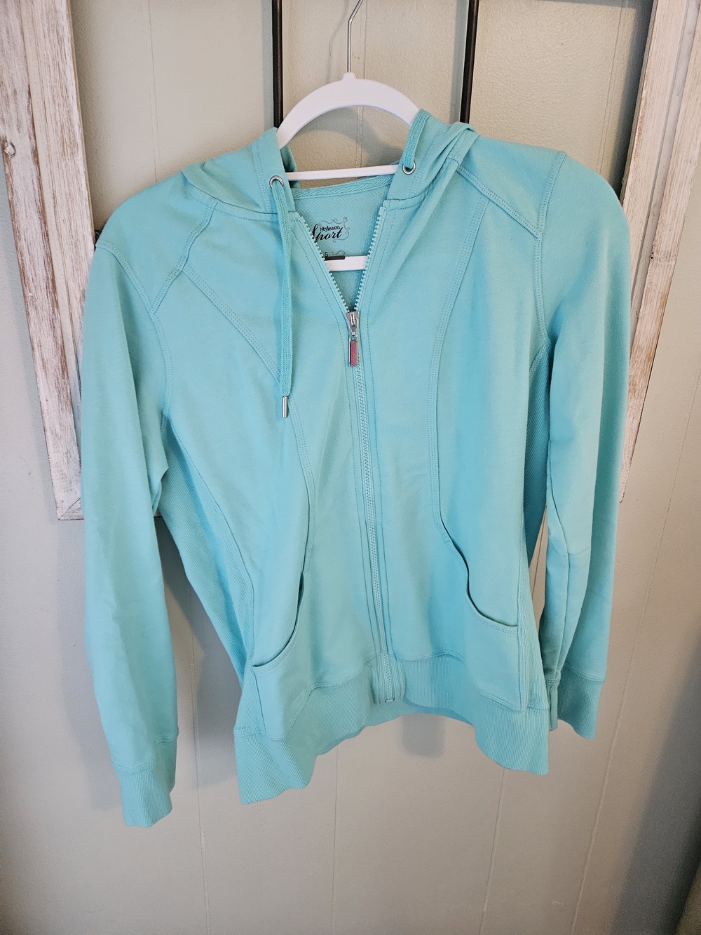 Style & Co. Sport Mint Zip Hoodie